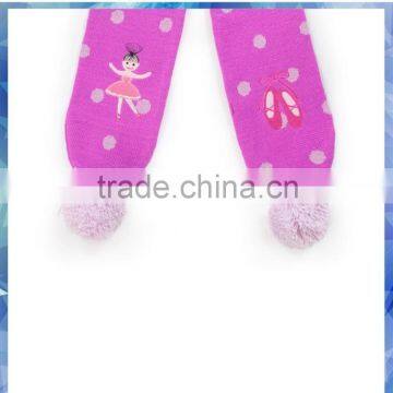 100% Acrylic Ballerina Knit Child Hat Scarf Gloves Set photo-5