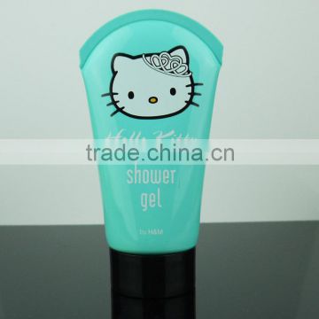 Hot selling empty cosmetic tube shower gel plastic tubes packaging