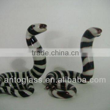 decorative glass snake