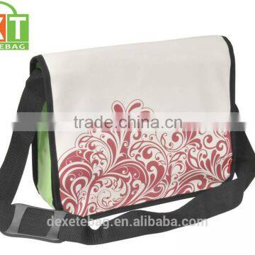 Wholesale high quality promotional pu men laptop messenger bag