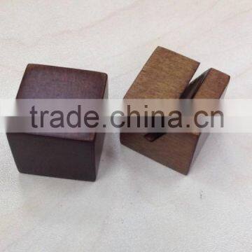 Small Wooden Holder for Business Card or Postcard photo-2