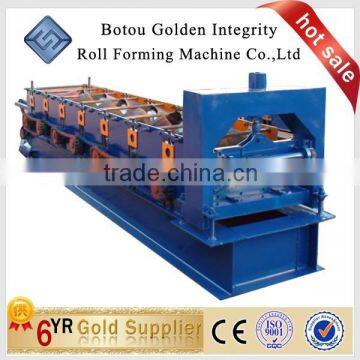 Color steel metal roof ridge cap tile machine