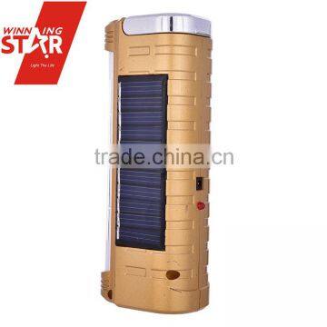 Solar Rechargeable 3 Dimming 8+2( colorful)+1 LED Emergency Lamp