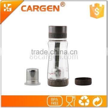 Custom Private Logo Classical Design 450ml Elegant Plastic Water Bottle Tea Infuser Bottle photo-5