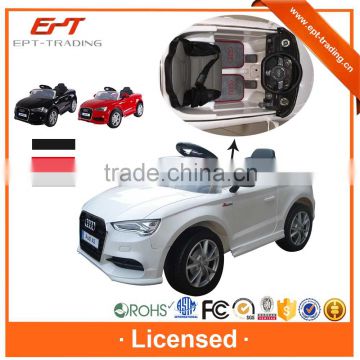 Brand new kids licensed ride on car with leather seat