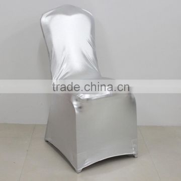 Silver Metalic Chair Cover