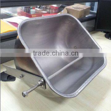 2014 new type stainless steel pig feeding bowl piglet feeder