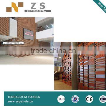 18mm 30mm Thickness Terracotta Stick Baguette for Outdoor Wall Building Red Stick Grey Wall Louver photo-3