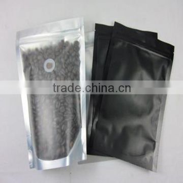 Food grade good sealability coffee pouch with zipper and valve