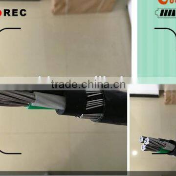 3*6awg/3*8AWG Aluminum Alloy Conductor Concentric Neutral Cable for Dominican photo-2