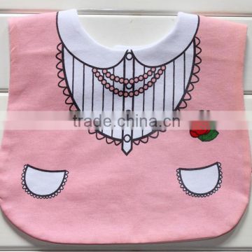 China Alibaba wholesale large blank softtextile baby bib