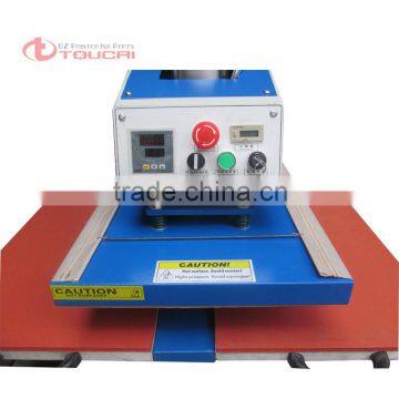 40x60cm Two flatbed slide type T-shirt pneumatic press machine