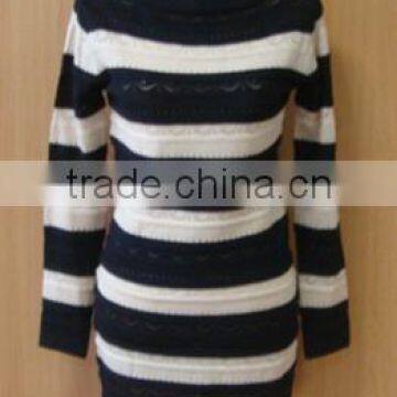 Ladies' 80%Viscose20%Nylon sweater