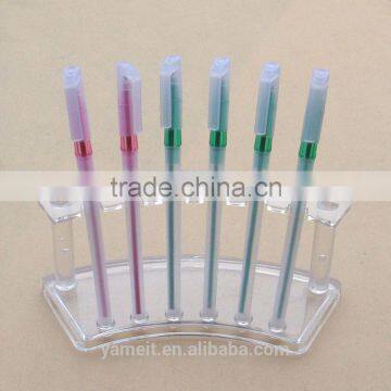 Acrylic material products manufacturer high quality pencil box set acrylic pen holders plexiglass pen case for students