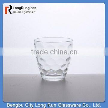 LongRun172ml tableware clear transparent waved point juice deluxy glasses cup