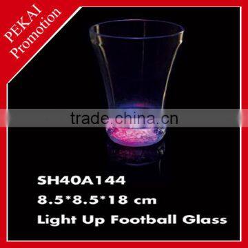 Personalized light up pilsne rworld cup glass