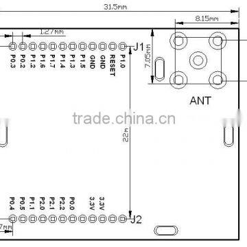 Wireless 1km CC1110 pa RF Wireless Module UHF Transiver Water Meter Module photo-3
