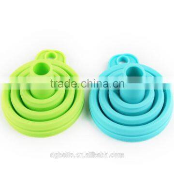 2Piece Liquid Transfer Silicone Folding Funnel Set photo-2