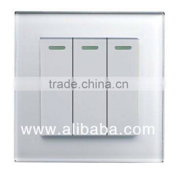 RTS2005 Mechanical Light Switch 3 Gang White PG