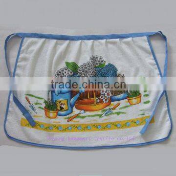 cotton /polyester terry towel fabric cloth fabric dish towel fabric apron