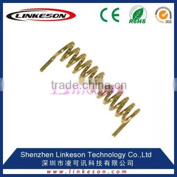 manufacture 433MHz spring antenna with gold