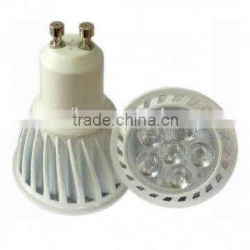 6w gu10 3030smd led spotlight with white aluminum house