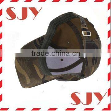 Camouflage Cotton Twill Adjustable Snapback Baseball Cap photo-4