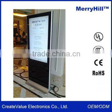 Free Standing All In One PC 42 Inch Indoor Hotel Lobby Multi Touch Screen Information Kiosk