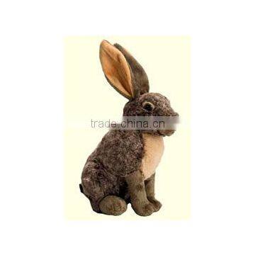 embroidery imprinted soft plush stuffed Hare baby animal toys