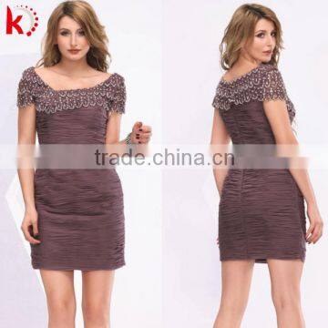 Marvelous Beaded elegant short design for girl pure cocktail dress