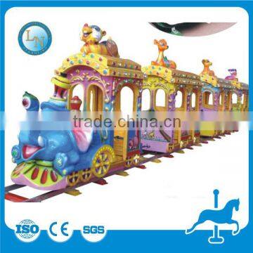 Hot Indoor Play Centre Equipment Electric Track Elephant Train For Sale photo-4