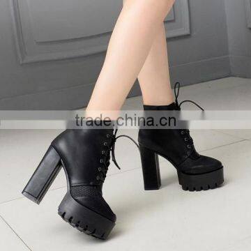 PU Women Shoes Newest Designs Higg Quality Shoes 2017 PF4420 photo-5