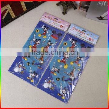 Kinds of beautiful 3d blister sticker for little boys and girls