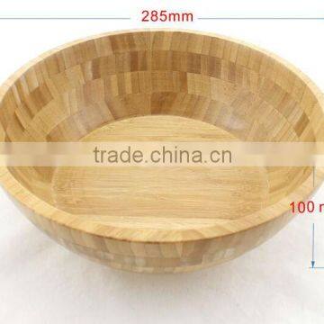 Bamboo Salad Bowl Set With Salad Spoon photo-2