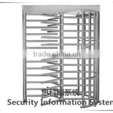 RFID access control dual full height turnstile/Pedestrian turnstile