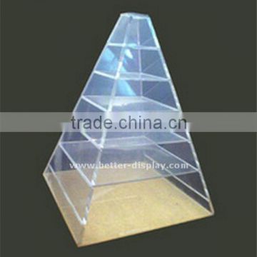 custom clear plexiglass pyramid box