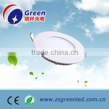 4w round led panel light price with CE ROHS Pannel