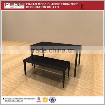 MDF High-low Display Table For Showing Shoes And Clothes