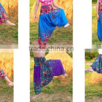 hippie boho harem aladdin kids drop crotch baggy KIDS Children PANTS