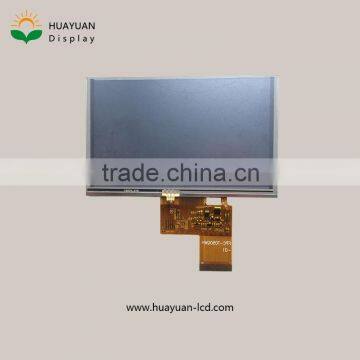 5.0 inch 480x272 Cash Register TFT lcd module and the backlight with touch panle