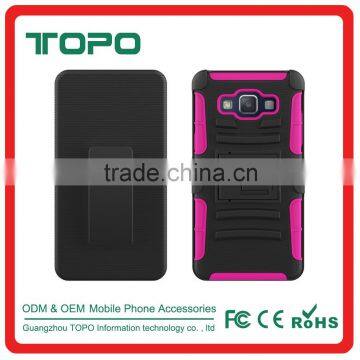 [TOPO]Hot Selling Hybrid Armor PC Silicon Cell Mobile Phone Case Cover for Samsung Galaxy A5 With Stand photo-3