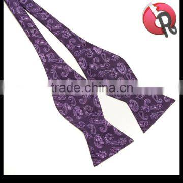 Silk Material Pattern Bow Tie photo-5