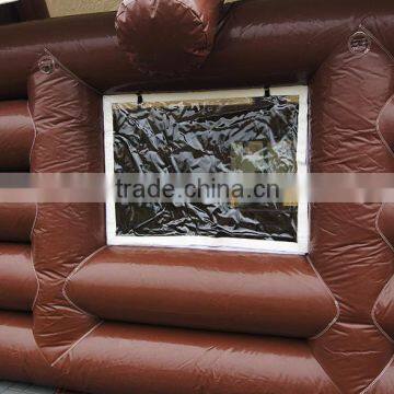 Wooden House Style Inflatable Tent, Inflatable Log Cabin Tent for Custom Size photo-3