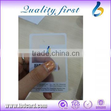 LBD NFC Portrait Business Card Sample/ Customized RFID Name Cards