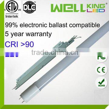 DLC ETL UL listed ra90 Clear cover or Frosted cover electronic ballast 15w t8