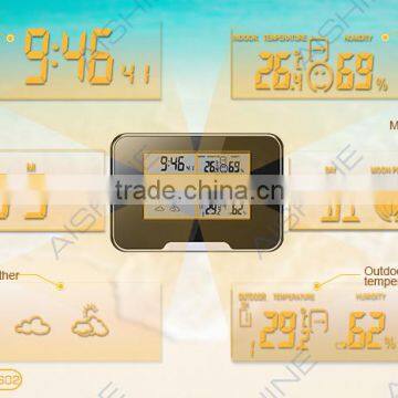 Indoor hd Hidden Spy Camera Hidden Security Clock Camera With Children Alarm Clock photo-5