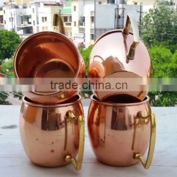 NEW HOT 100% Pure Hammered Solid Copper Mugs