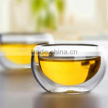 Double Wall Borosilicate Glass 50ml tea shot glass cup