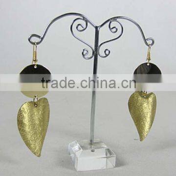 Fashionable Metal Earrings, Fashion Jewelry, Gold Finish Ear rings,Latest Jewellry,New Designs,Pure Brass Jewelry
