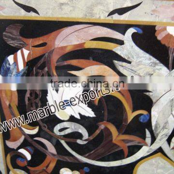 Rectangle Marble Inlay Table Tops, Marble Inlay Centre Table Top